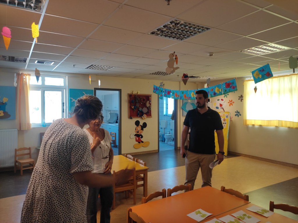 Αυτοψία από κλιμάκιο της λαϊκής συσπείρωσης στον Α παιδικό σταθμό για τον κλιματισμό